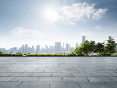 白天城市外景贴图