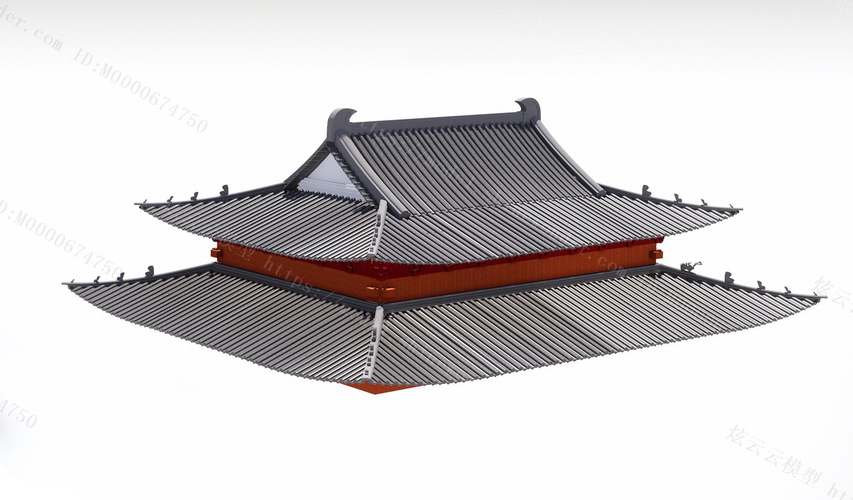 中式古建屋顶