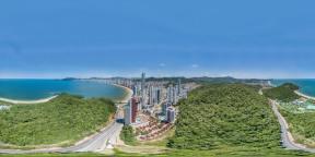 滨海美丽度假城市HDR