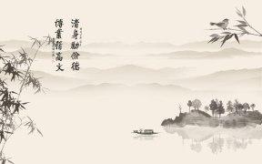 中式山水装饰画