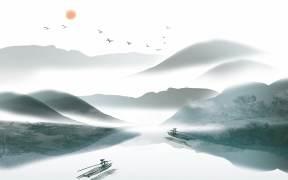 中式山水装饰画