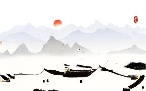 中式山水装饰画