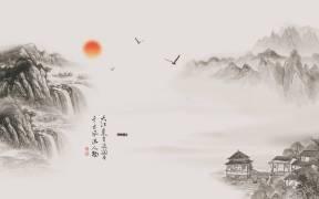 中式山水装饰画