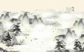 中式山水装饰画