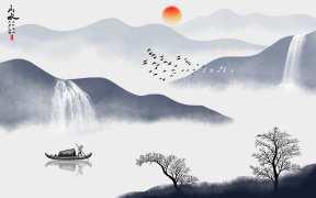 中式山水装饰画