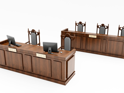 现代审判庭桌椅