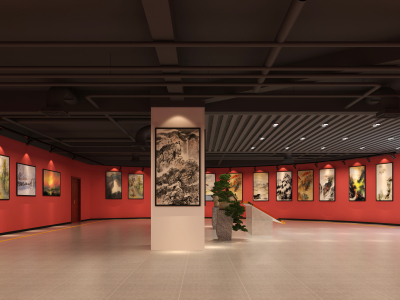 新中式挂画展厅