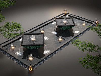 现代水景观