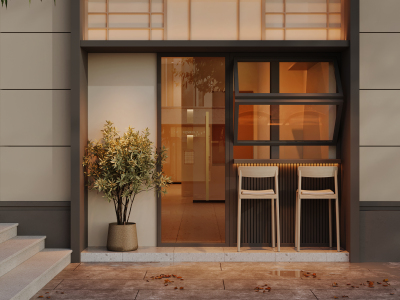 现代中古风门头