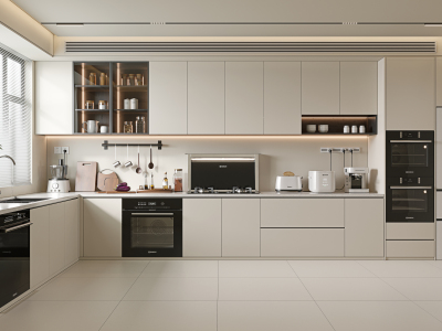 现代奶油风厨房