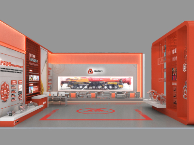 现代工业产品展示展台