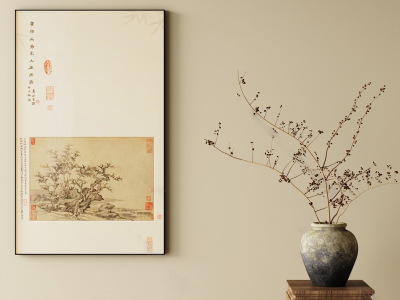 新中式挂画摆件