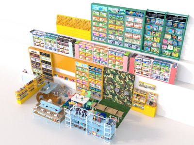 现代玩具店素材