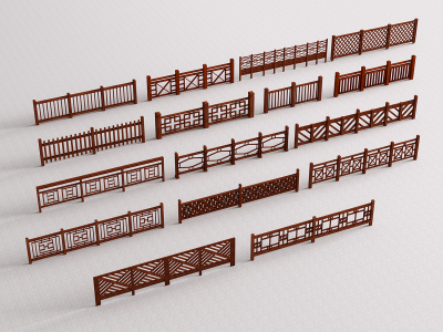 新中式景观围栏