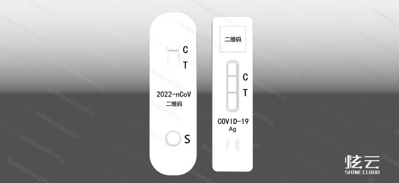 现代抗原检测试纸模型