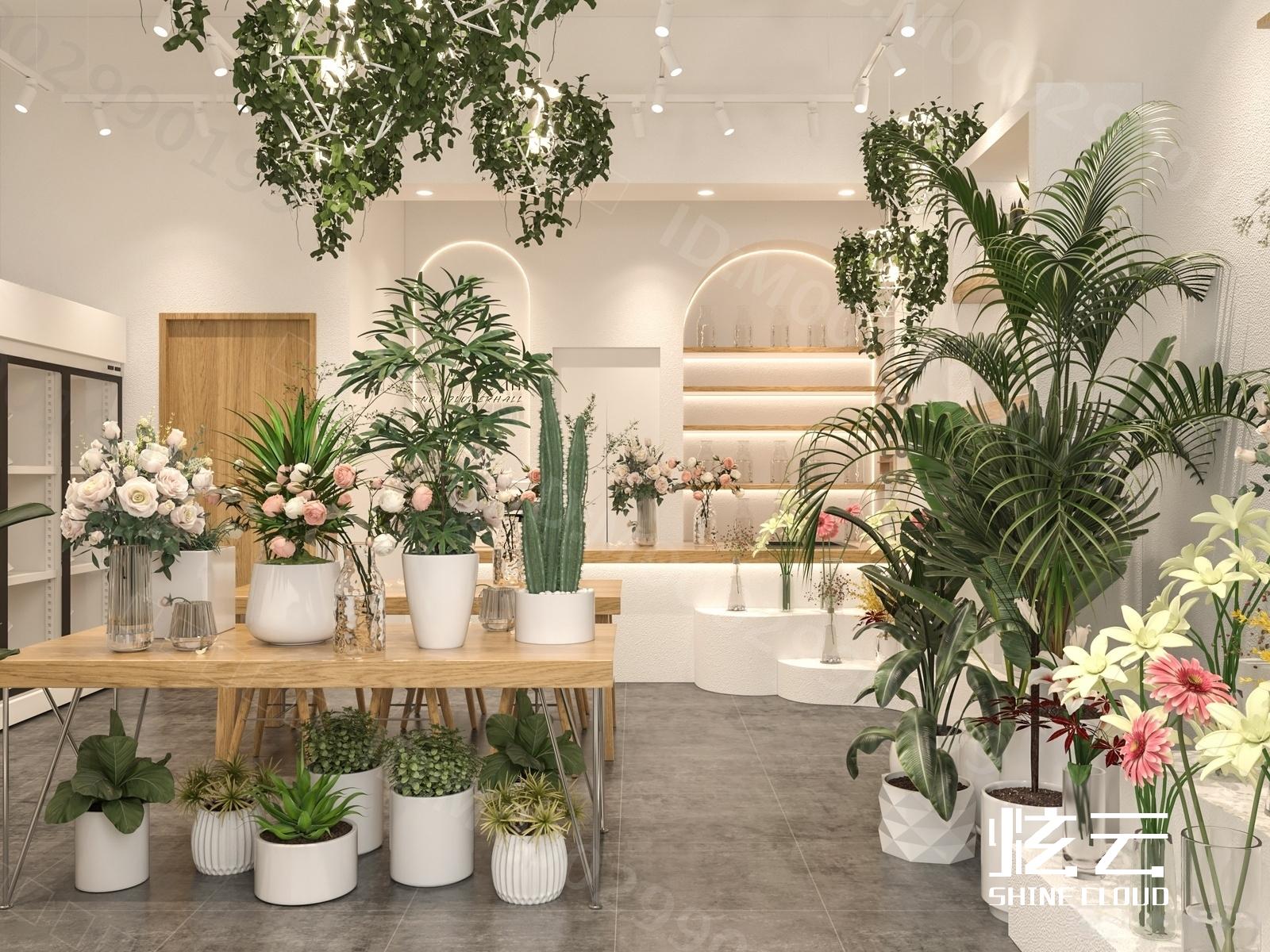 3D模型-现代花店模型-M0002990199-炫云云模型网