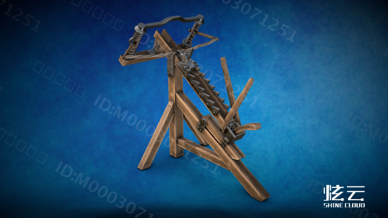 现代弩游戏道具模型
