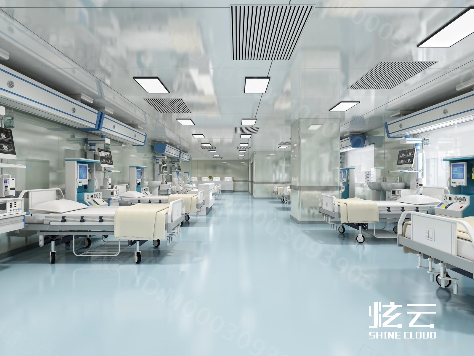 3D模型-现代医院模型-M0003093906-炫云云模型网