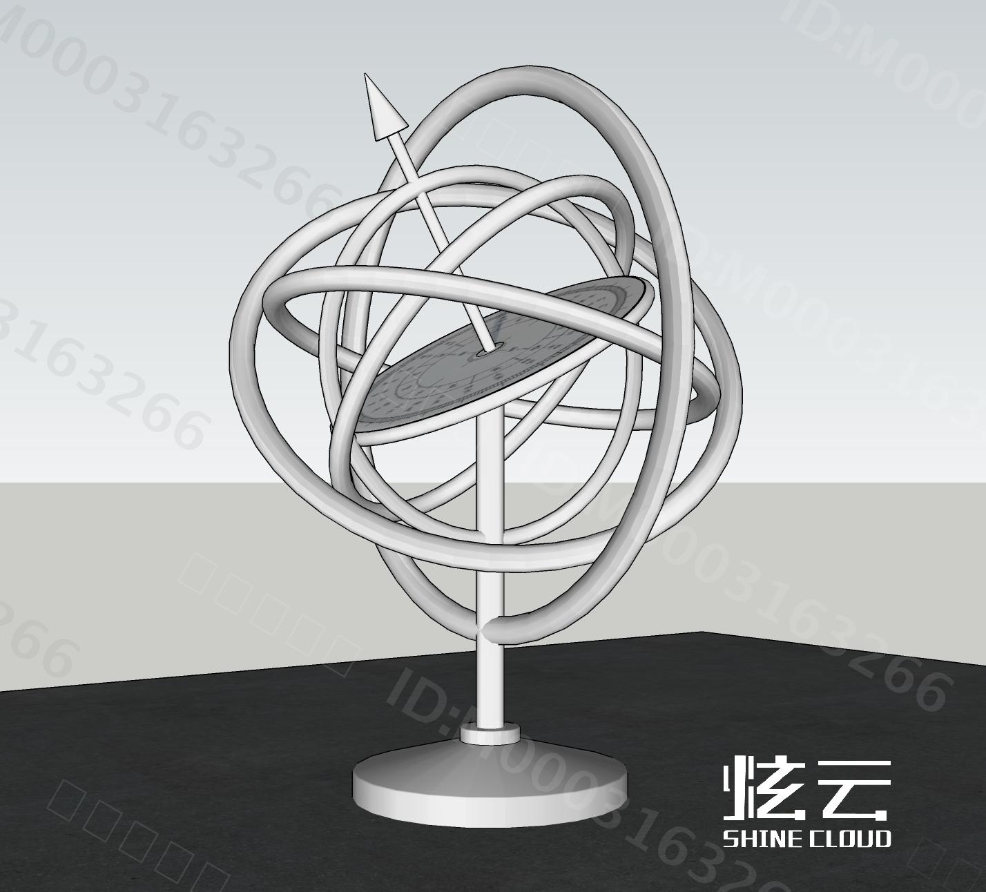 3D模型-现代雕塑小品模型-M0003163266-炫云云模型网
