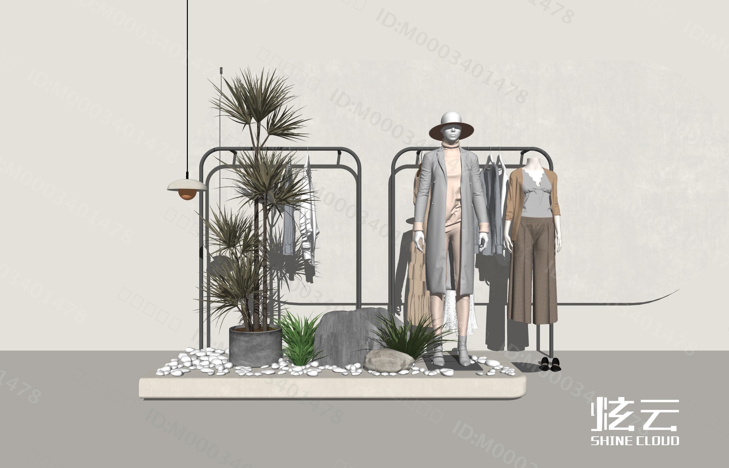 3D模型-现代服装模特衣架模型-M0003401478-炫云云模型网