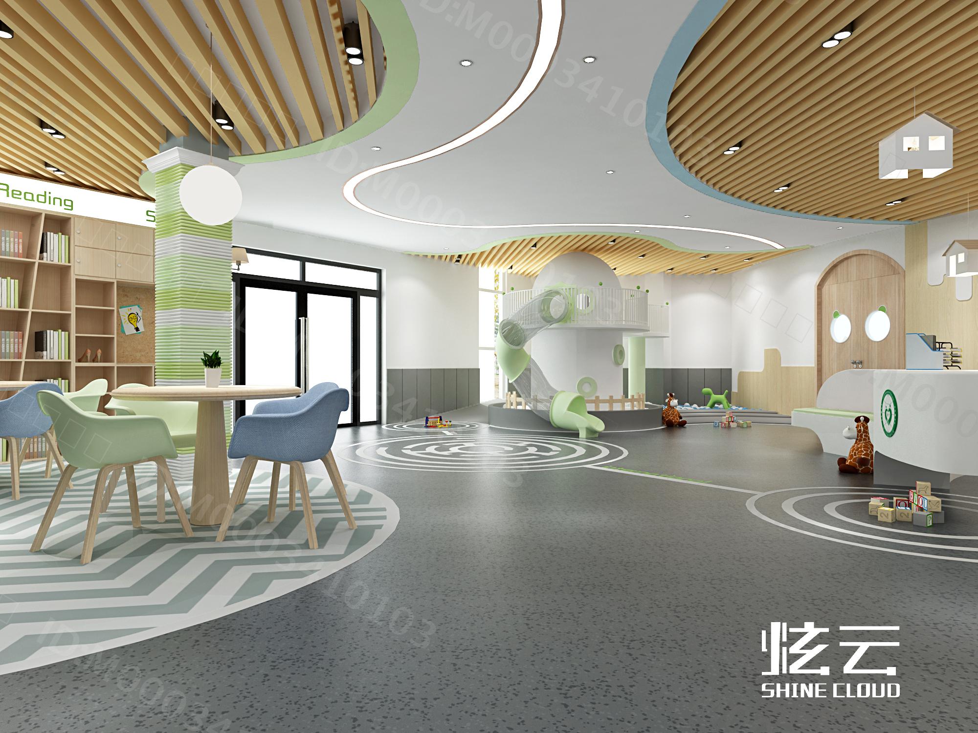 3D模型-现代幼儿园模型-M0003410103-炫云云模型网