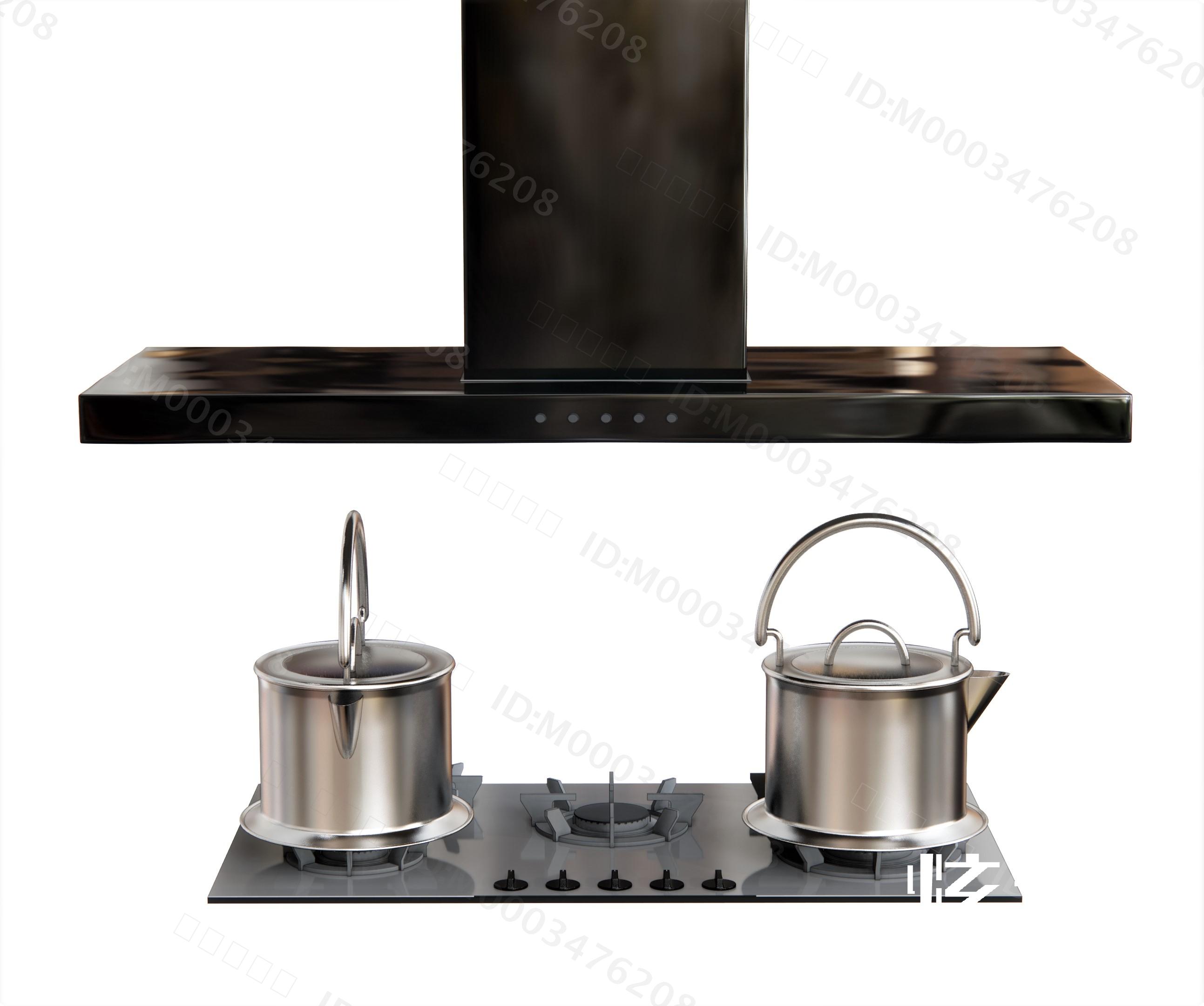 3D模型-现代灶台模型-M0003476208-炫云云模型网