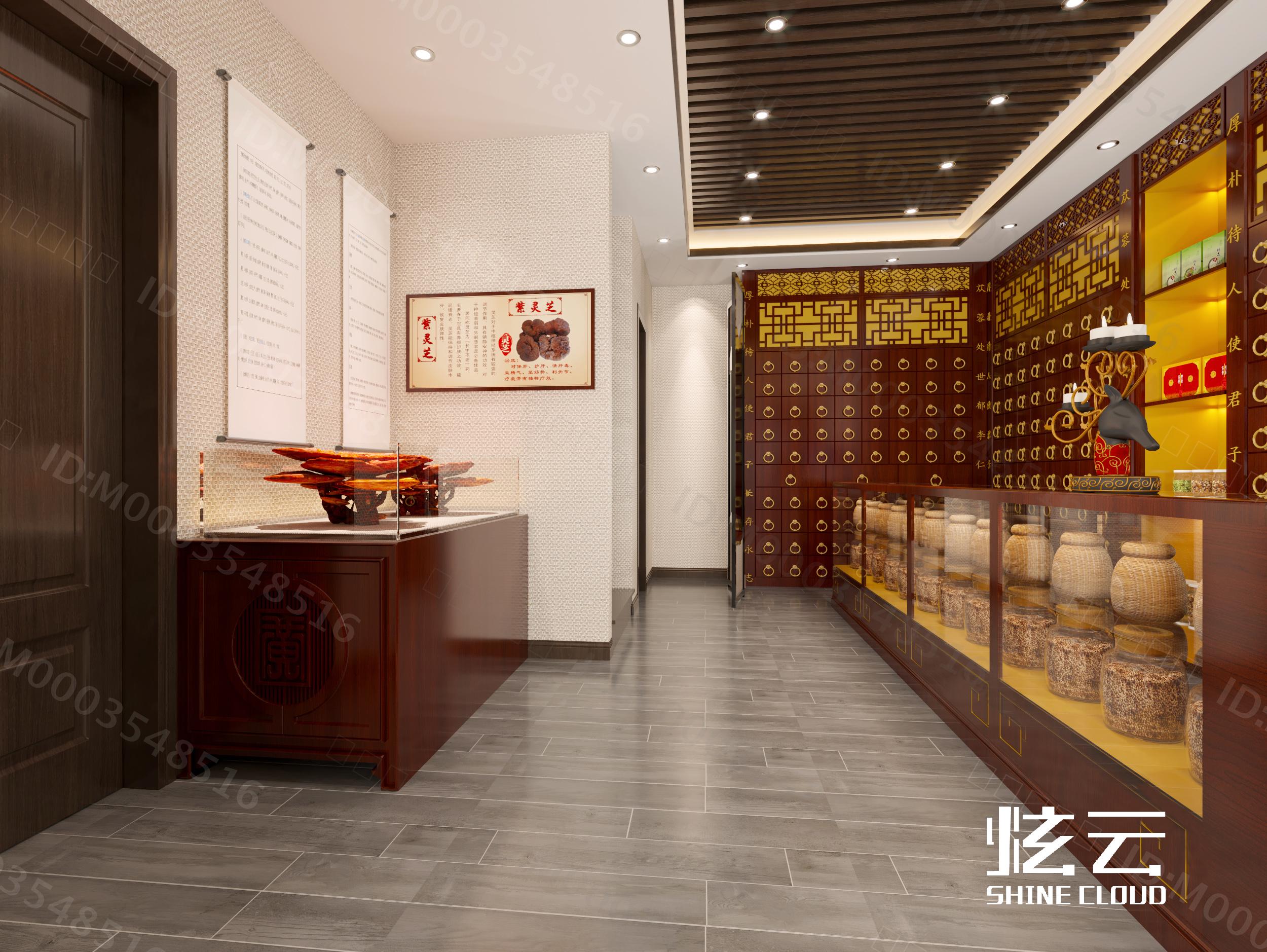 3D模型-中式中药店模型-M0003548516-炫云云模型网