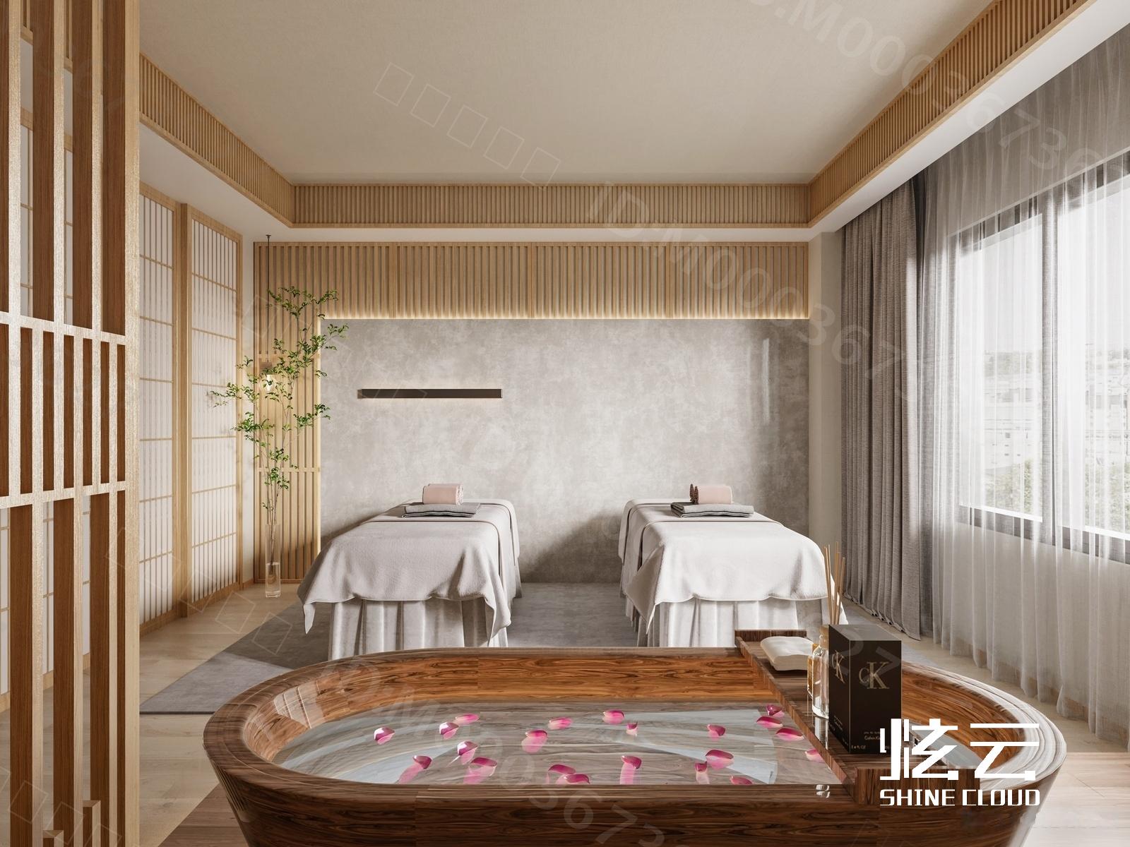 3D模型-现代美容spa会所包厢模型-M0003673627-炫云云模型网