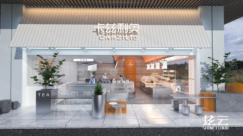 现代面包房模型
