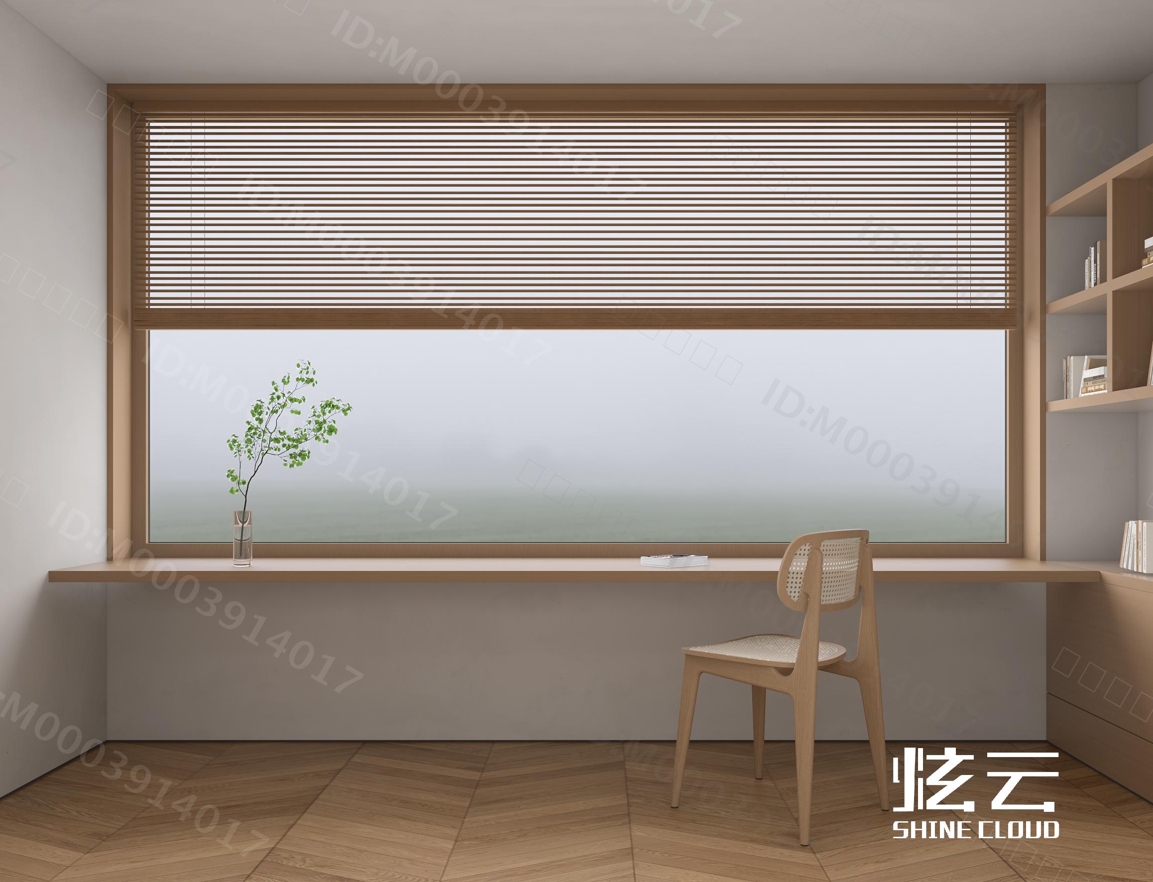 3D模型-北欧百叶卷帘模型-M0003914017-炫云云模型网