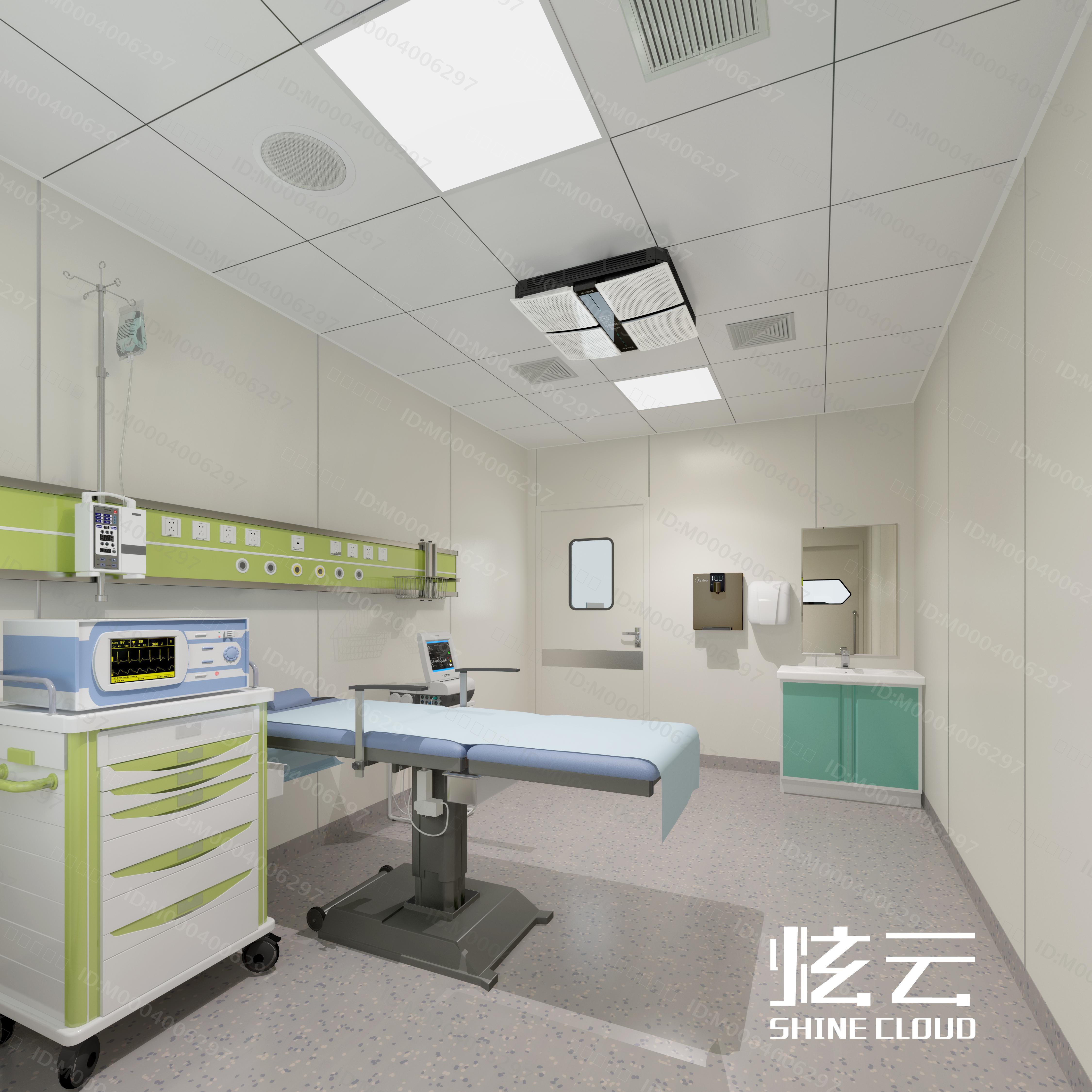 3D模型-现代抢救室模型-M0004006297-炫云云模型网