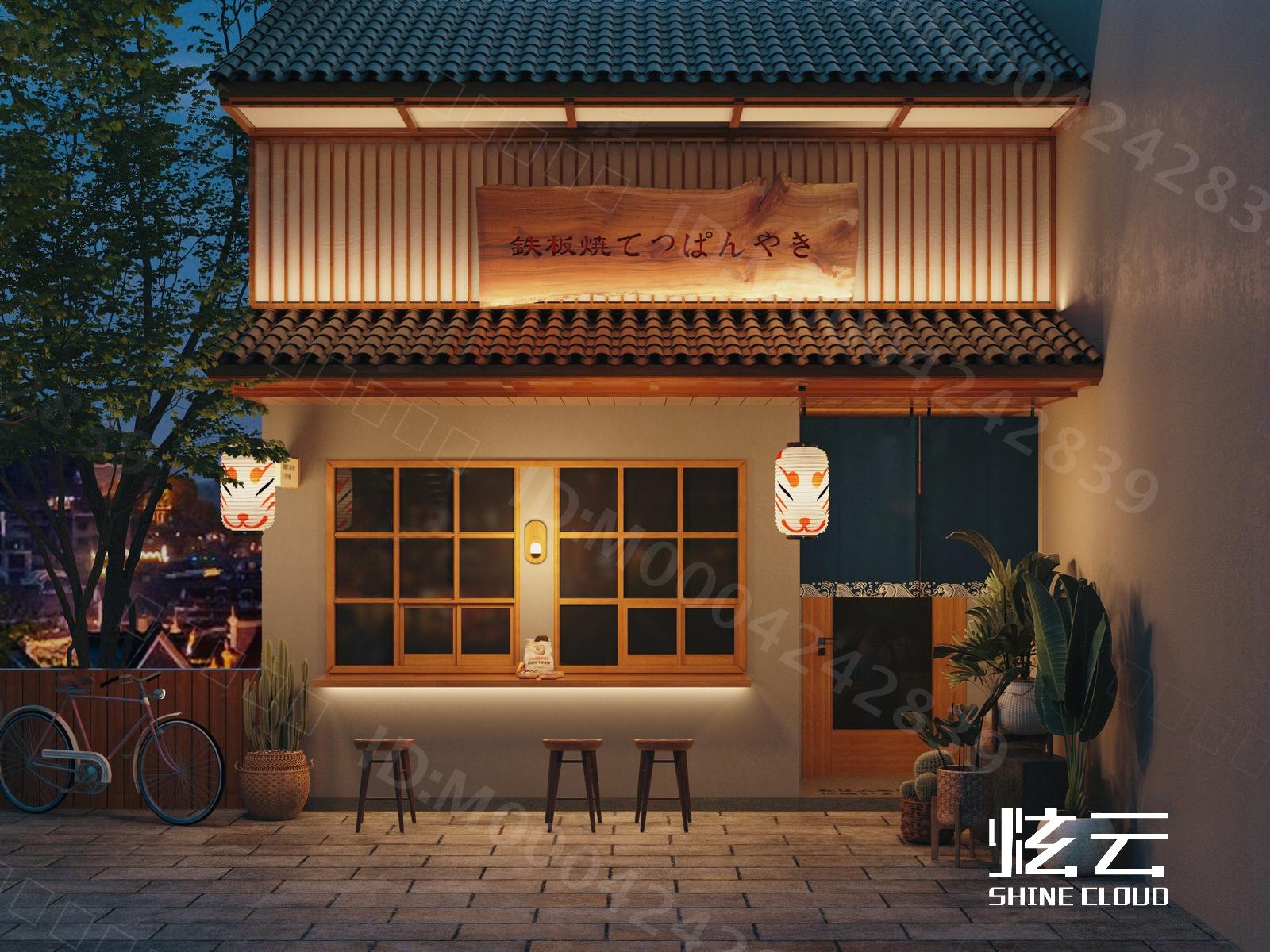 3D模型-日式门头门面模型-M0004242839-炫云云模型网